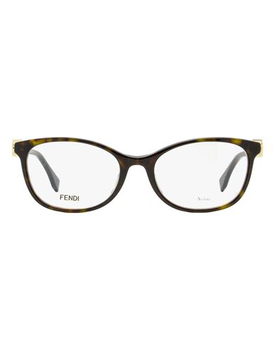 Fendi Alternative Fit Ff0337f Eyeglasses Woman Eyeglass Frame Brown Size 53 Acetate