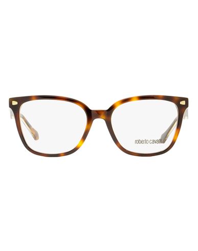 Roberto Cavalli Rectangular Rc5078 Murlo Eyeglasses Woman Eyeglass Frame Brown Size
