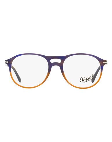 Persol Aviator Po3202v Eyeglasses Man Eyeglass Frame Blue Size 53 Acetate