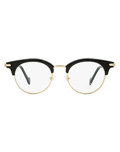 Moncler Ml5020 Eyeglasses Woman Eyeglass Frame Black Size 47 Acetate, Metal