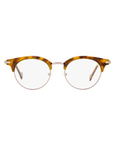 Shop Moncler Ml5020 Eyeglasses Woman Eyeglass Frame Brown Size 47 Acetate, Metal