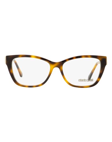 Roberto Cavalli Rectangular Rc5060 Licciana Eyeglasses Woman Eyeglass Frame Brown Si