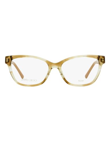 Shop Jimmy Choo Butterfly Jc334 Eyeglasses Woman Eyeglass Frame Pink Size 52 Acetate