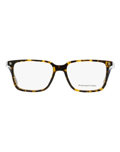 Zegna Square Ez5145 Eyeglasses Man Eyeglass Frame Blue Size 54 Acetate