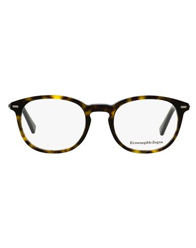 Zegna Ez5070 Eyeglasses Man Eyeglass Frame Brown Size 48 Acetate