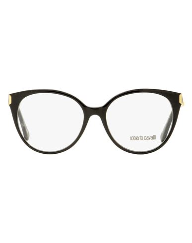 Roberto Cavalli Oval Rc5112 Eyeglasses Woman Eyeglass Frame Black Size 53 Acetate, M
