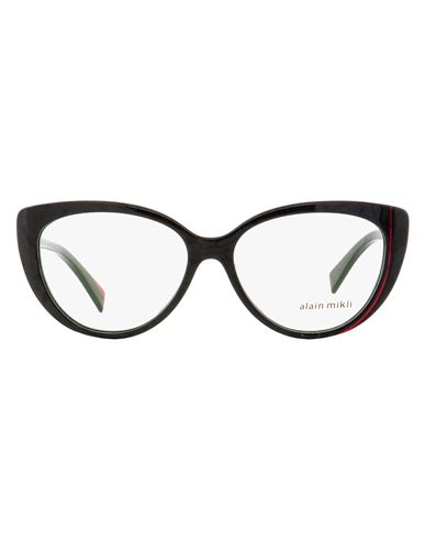 Shop Alain Mikli A03084 Eyeglasses Woman Eyeglass Frame Black Size 55 Acetate