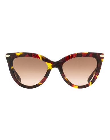 Victoria Beckham Cat Eye Vb621s Sunglasses Woman Sunglasses Red Size 53 Acetate, Me In Brown