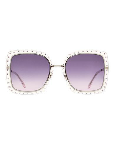 Jimmy Choo Square Dany/s Sunglasses Woman Sunglasses Silver Size 56 Metal