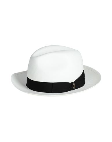Borsalino Quito Medium Brim Straw Panama Hat In Black