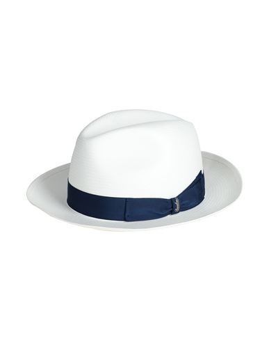 Borsalino Monica Straw Panama Hat In Blue