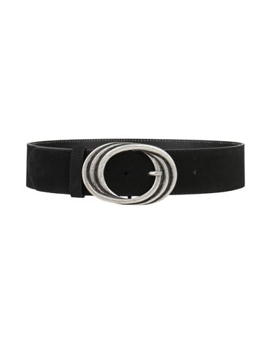 Jijil Woman Belt Black Size S Soft Leather In Black