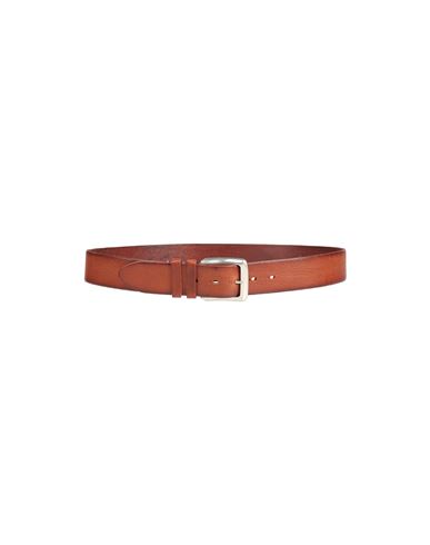 Andrea D'amico Man Belt Brown Size 38 Soft Leather