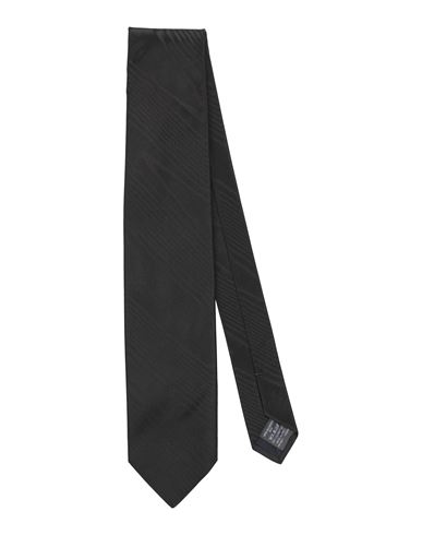 Shop Dunhill Man Ties & Bow Ties Black Size - Mulberry Silk