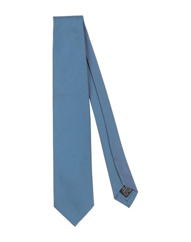 Dunhill Man Ties & Bow Ties Slate Blue Size - Mulberry Silk, Cotton