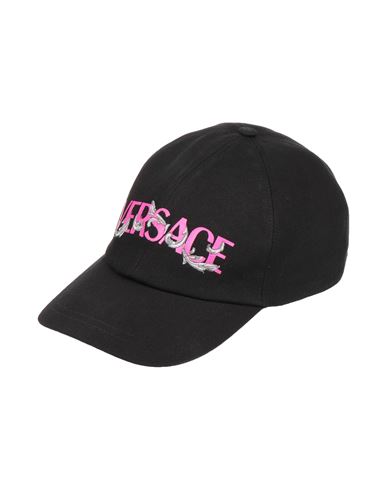 Versace Hat Black Size 7 Cotton