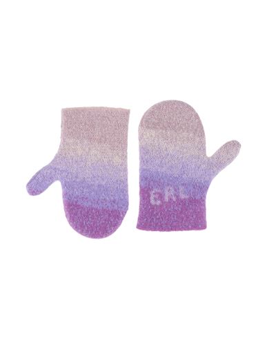 Erl Gradient Gloves Knit In Purple