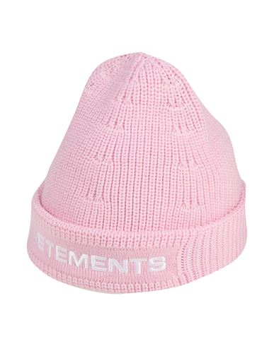 Vetements Woman Hat Pink Size Onesize Merino Wool