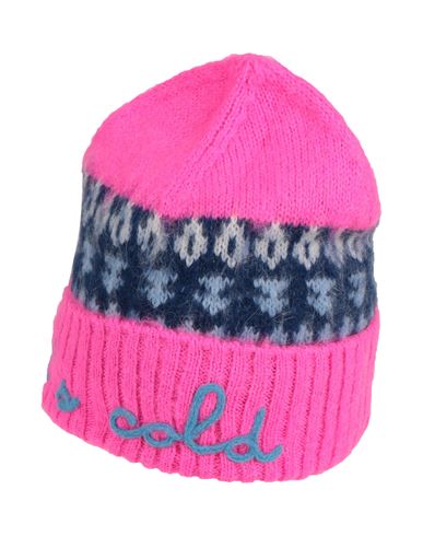 Mc2 Saint Barth Slogan-embroidered Beanie In Pink