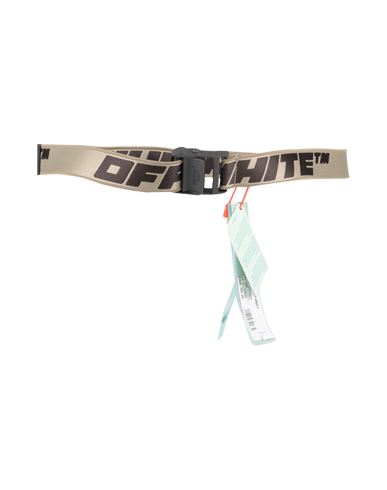 Off-white Man Belt Military Green Size Onesize Polyester