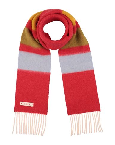 Marni Woman Scarf Red Size - Alpaca Wool, Wool, Polyamide