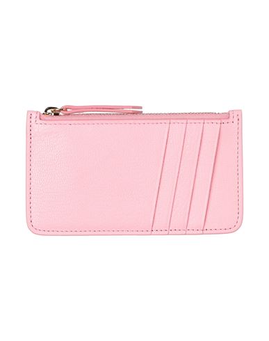 Maison Margiela Man Wallet Pink Size - Goat Skin, Brass, Zinc, Aluminum, Copper In Pink