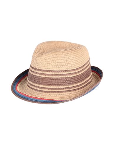 Paul Smith Man Hat Sand Size L Recycled Paper In Beige