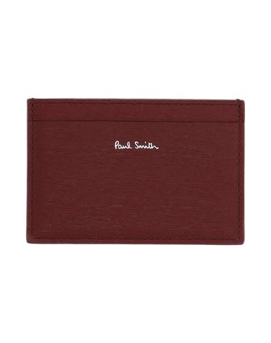 Paul Smith Man Wallet Burgundy Size - Bovine Leather In Red