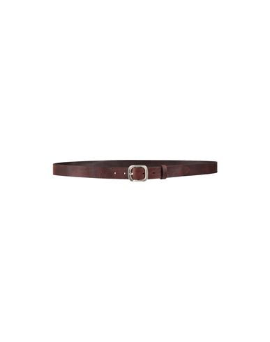 Andrea D'amico Woman Belt Dark Brown Size 42 Soft Leather