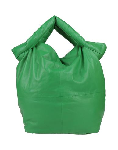 Alysi Woman Handbag Green Size - Soft Leather