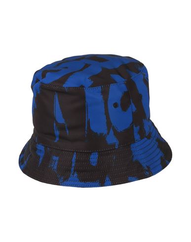 Shop Alexander Mcqueen Woman Hat Bright Blue Size L Polyester