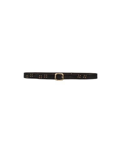 Andrea D'amico Man Belt Dark Brown Size 39.5 Soft Leather