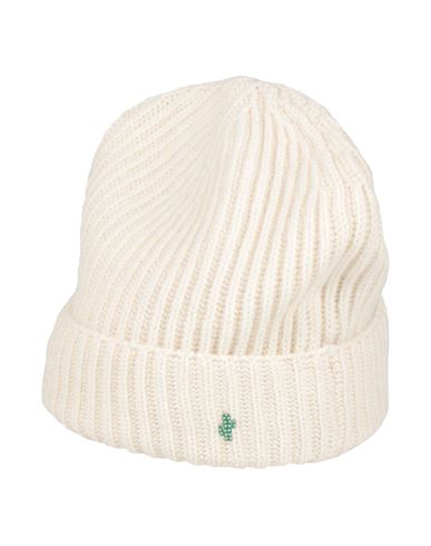 Mixik Woman Hat Ivory Size Onesize Cashmere In White
