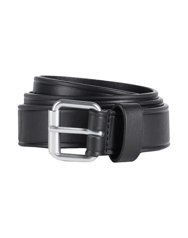 Arket Man Belt Black Size L Bovine Leather