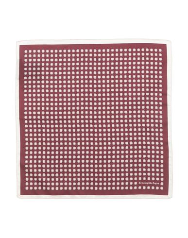 Zegna Man Scarf Burgundy Size - Silk In Red