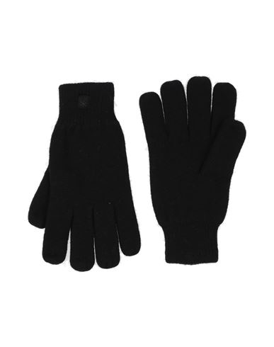 Barts Man Gloves Black Size L/xl Lambswool