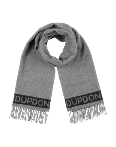 Dondup Man Scarf Grey Size - Wool, Polyamide