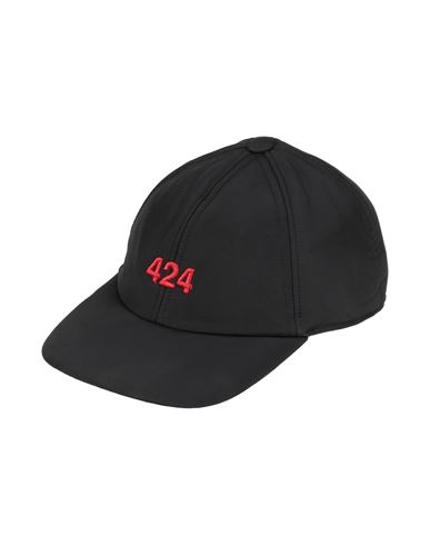 Shop 424 Fourtwofour Man Hat Black Size Onesize Polyamide, Polyester