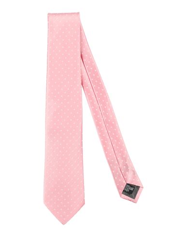 Shop Emporio Armani Man Ties & Bow Ties Pink Size - Silk