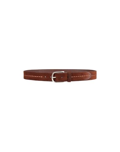 Orciani Man Belt Brown Size 42 Soft Leather