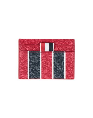 Thom Browne Man Document Holder Red Size - Soft Leather