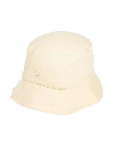 Shop Nanushka Man Hat Light Yellow Size Xs/s Organic Cotton