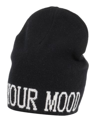 Alberta Ferretti Woman Hat Black Size Onesize Virgin Wool, Cashmere