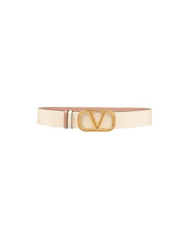 Valentino Pink\/ivory Vlogo Low Belt In White