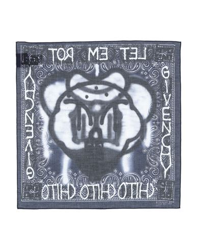 Givenchy Man Scarf Navy Blue Size - Cotton