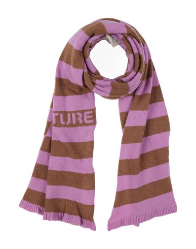 Semicouture Woman Scarf Lilac Size - Wool, Polyamide In Purple