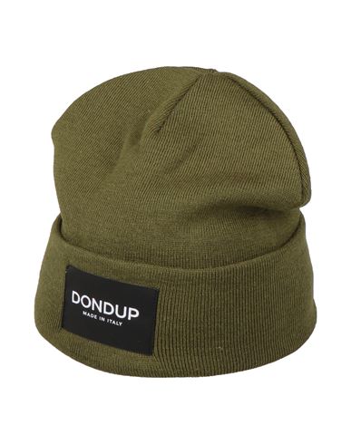 Dondup Man Hat Military Green Size Onesize Wool, Acrylic