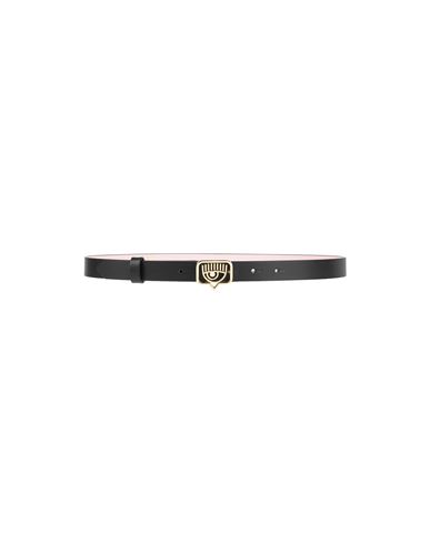 Chiara Ferragni Woman Belt Black Size 30 Soft Leather