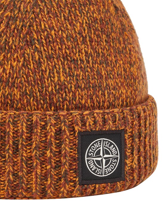 Stone island cheap beanie orange