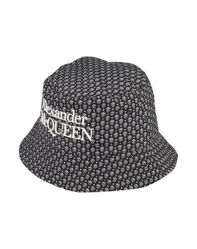 Alexander Mcqueen Man Hat Black Size 7 ¼ Polyamide, Polyester